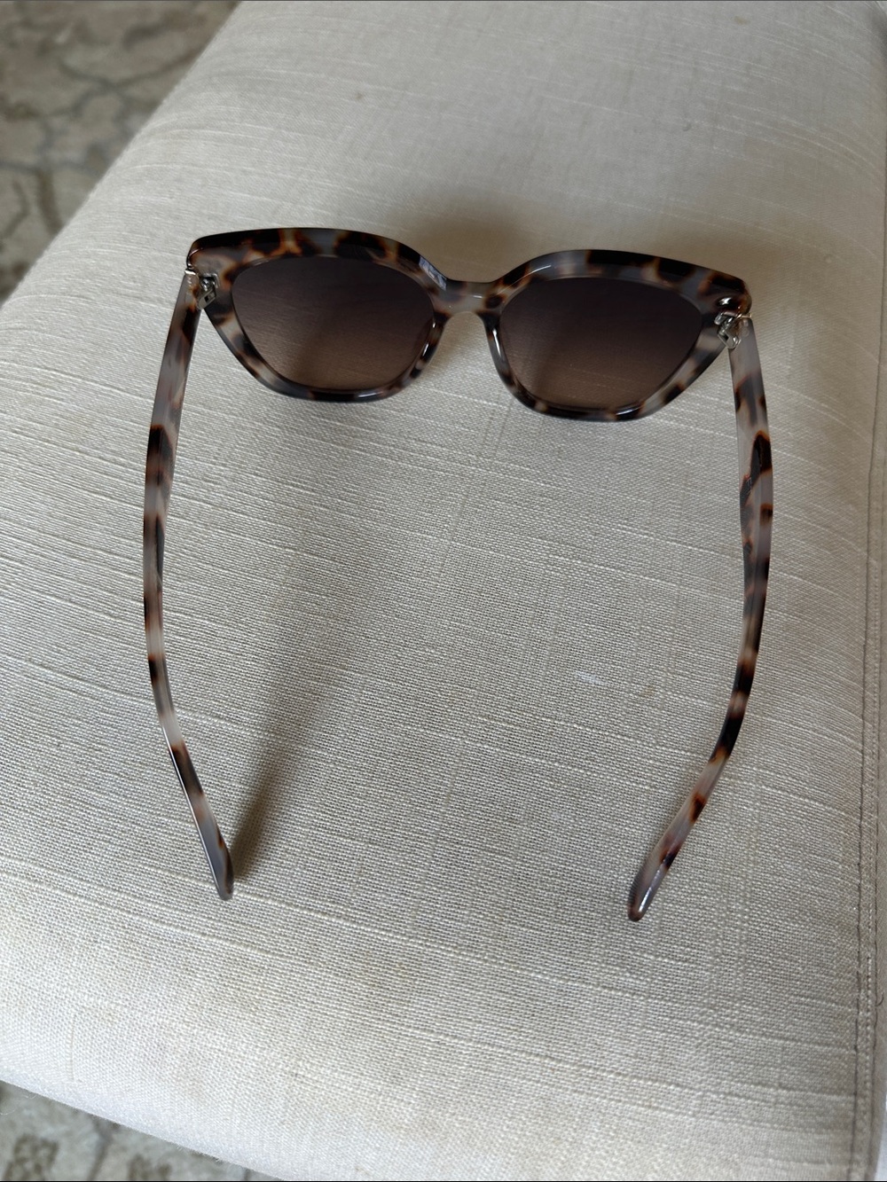 LOFT Tortoiseshell Cat-Eye Sunglasses - Brown - Picture 3 of 6